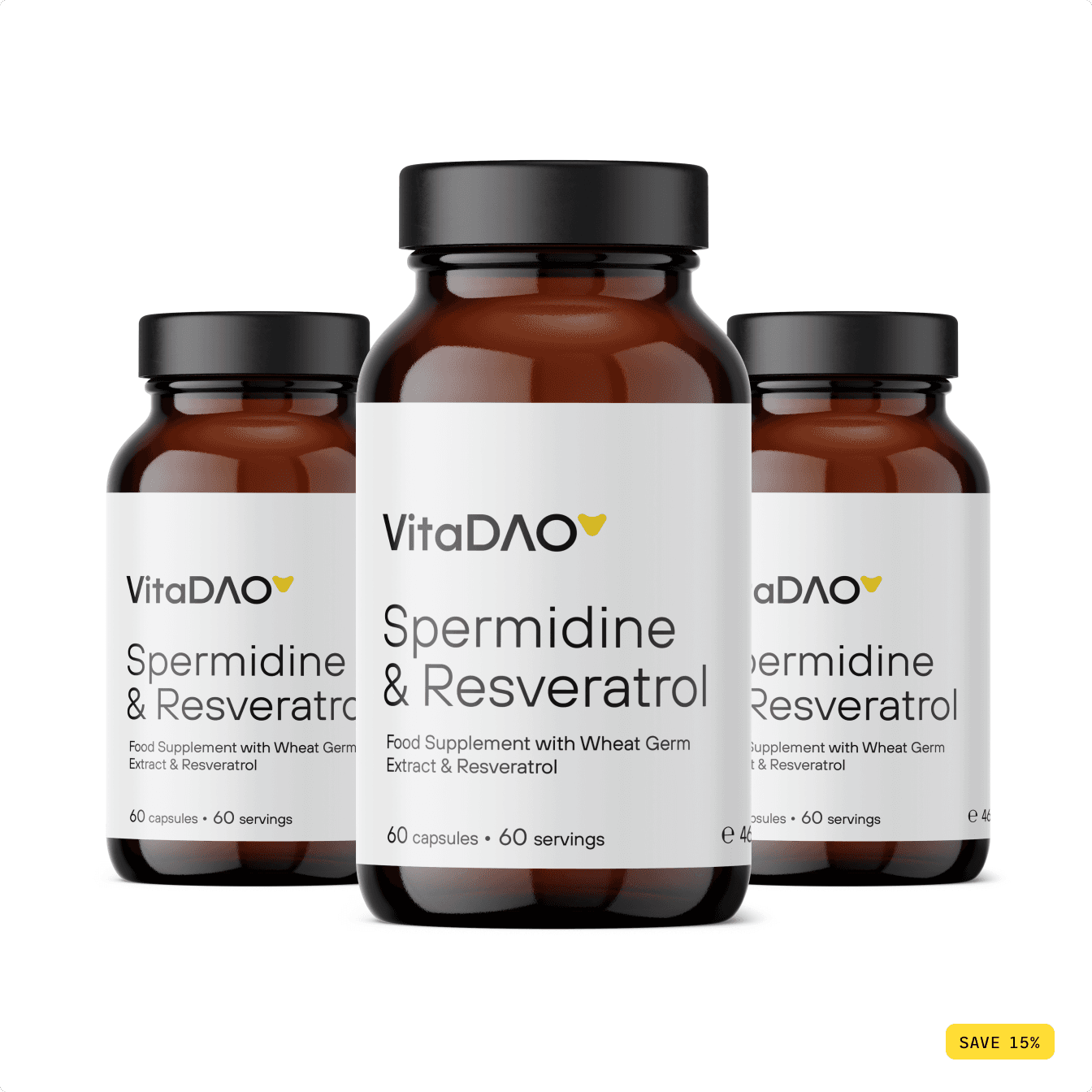 Spermidine & Resveratrol - 3 Month Supply