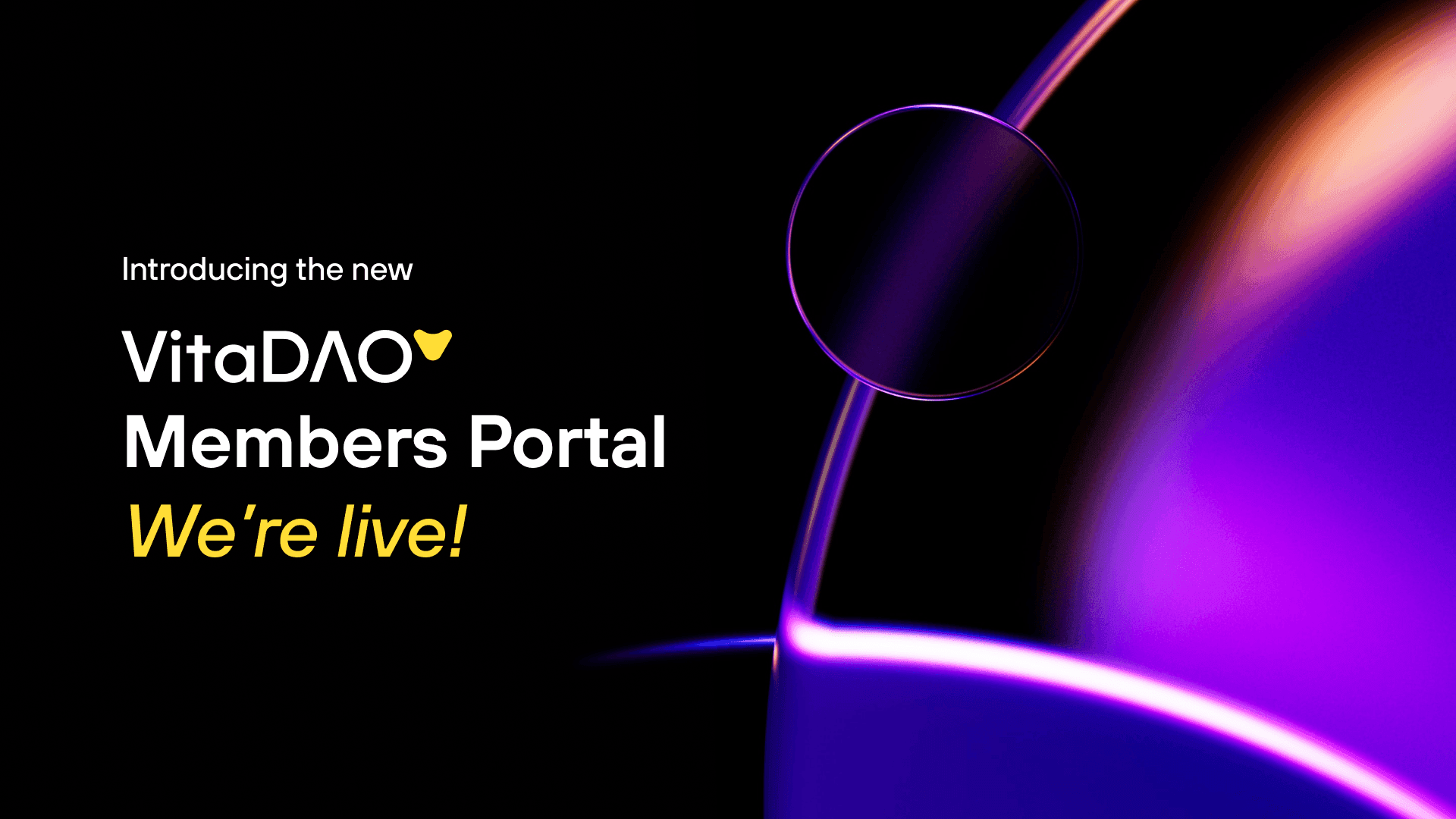 Introducing the VitaDAO Members Portal