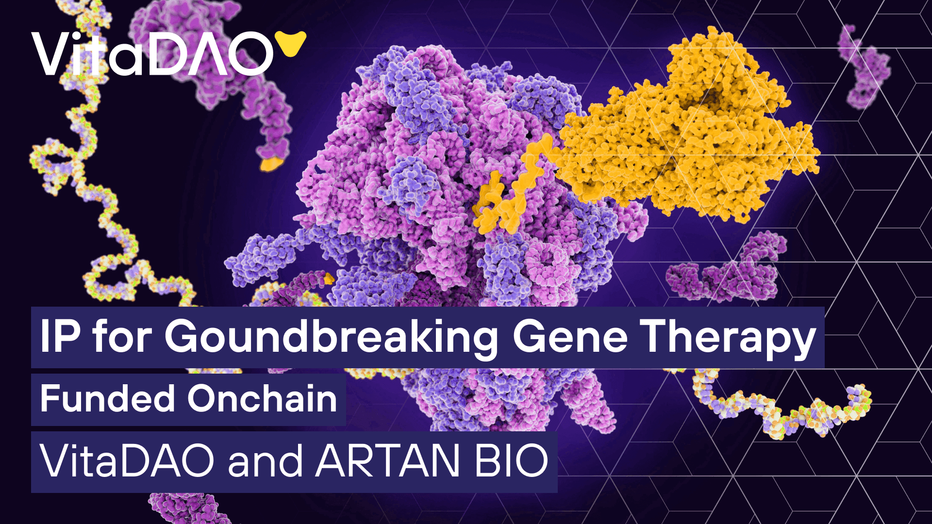 IP for Goundbreaking Gene Therapy funded onchain