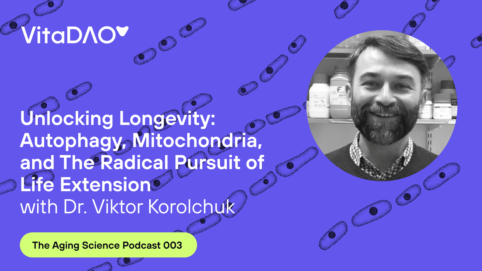 Unlocking Longevity: Autophagy, Mitochondria, and The Radical Pursuit of Life Extension during The Aging Science podcast by VitaDAO