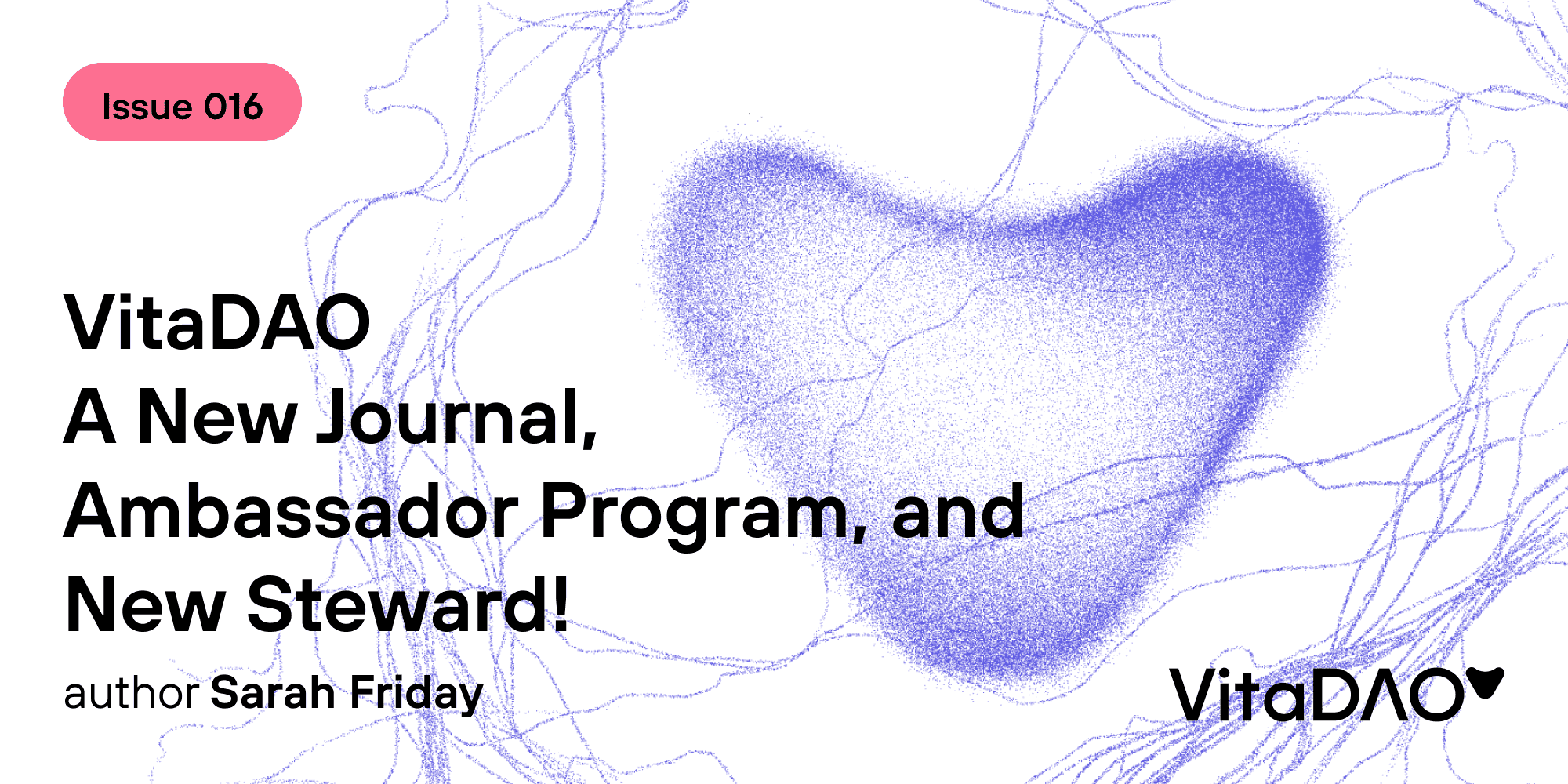 VitaDAO Letter: A New Journal, Ambassador Program, and New Steward!