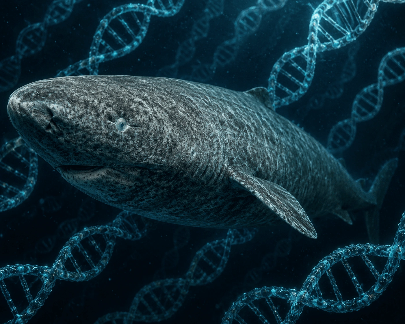 Greenland shark genome figure